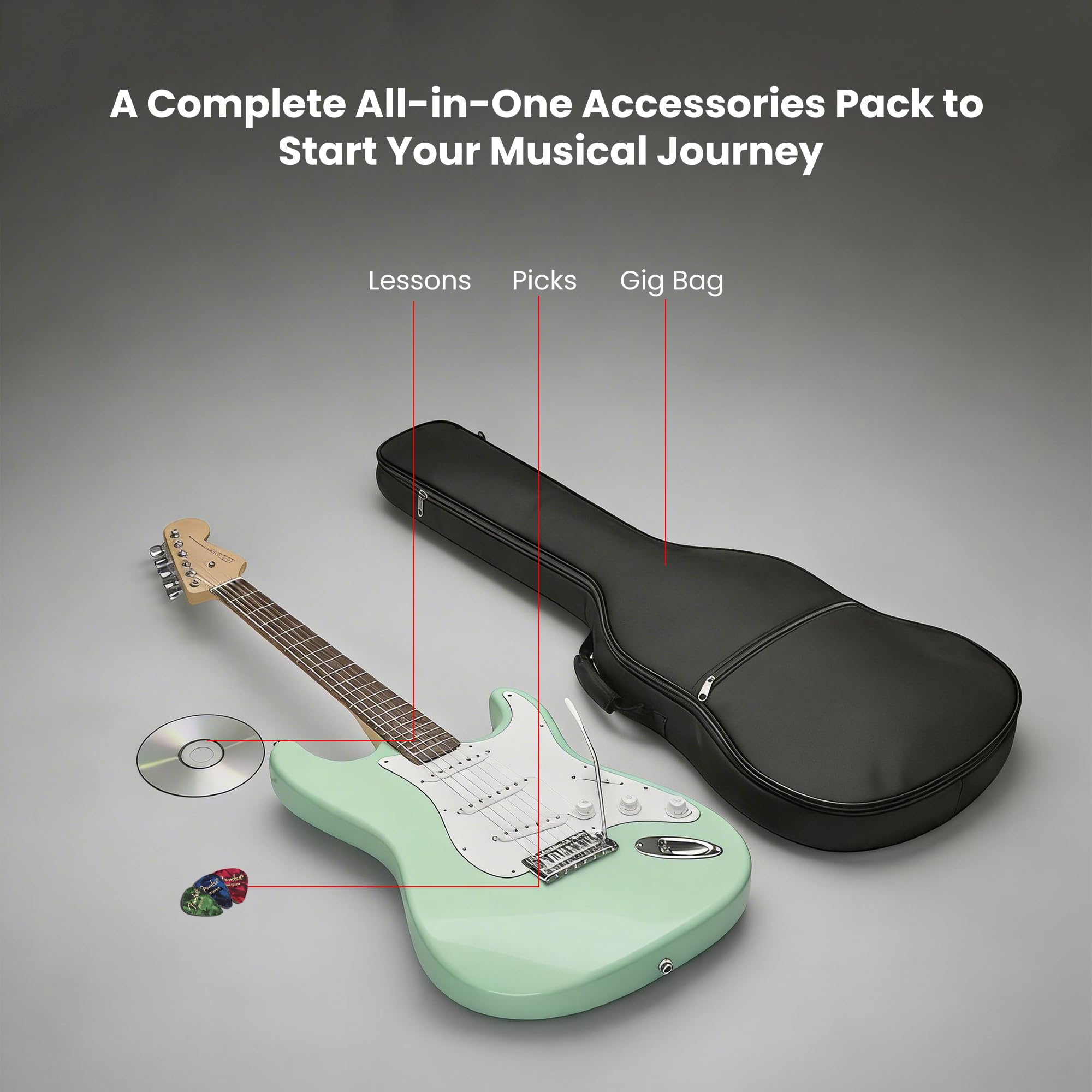 Amazon.co.jp: Fender Squier Stratocaster エレキギター - サーフ