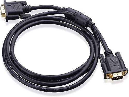 Miniatura 7 de Cable Matters Adaptador HDMI a VGA (convertidor HDMI a VGA) en negro y cable VGA a VGA con ferritas