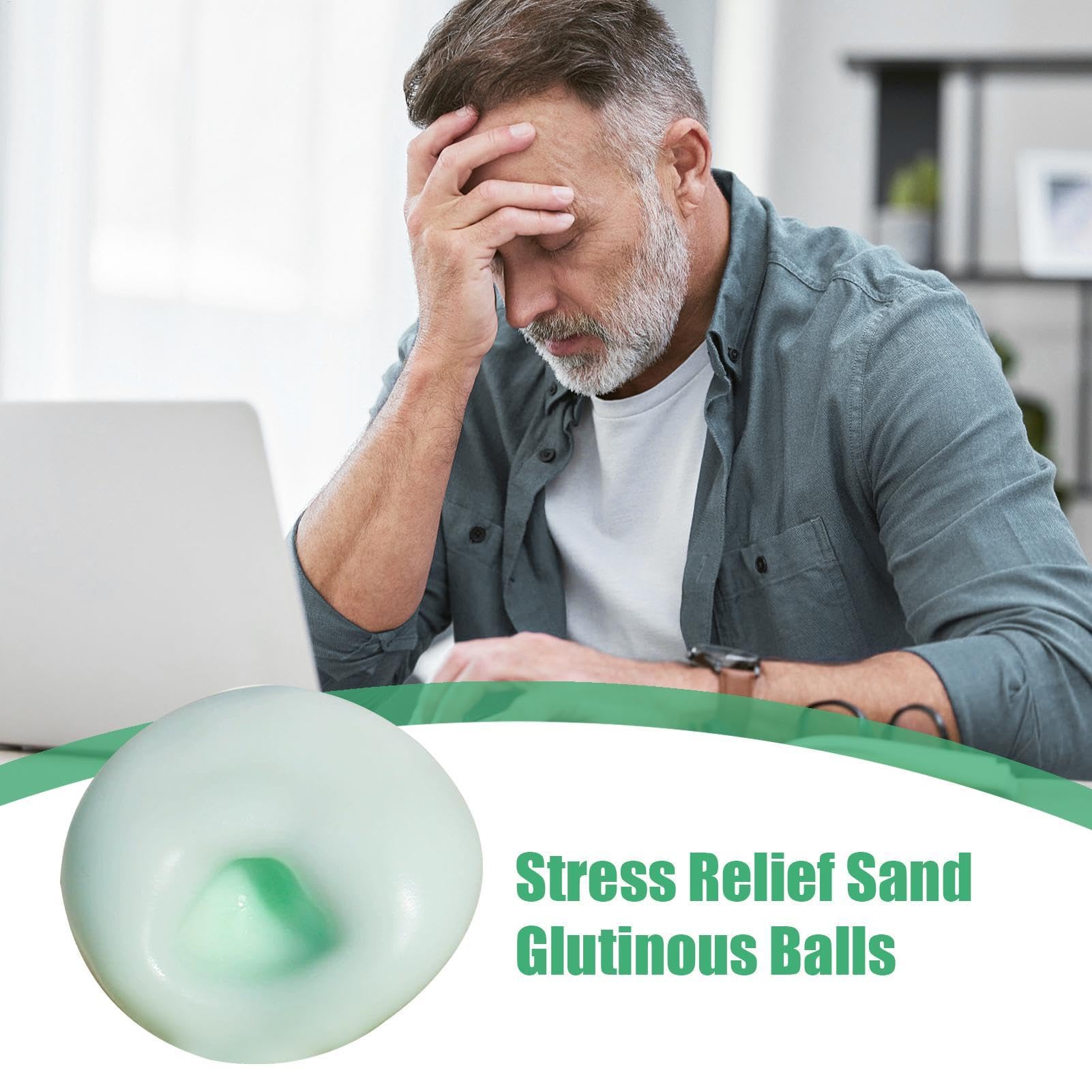 Shapeable Vacuum Ball Stress Ball, Stressball, Stretchy Fidget Ball, Glutinou Rice Squishy Fidget Toys - Image 2