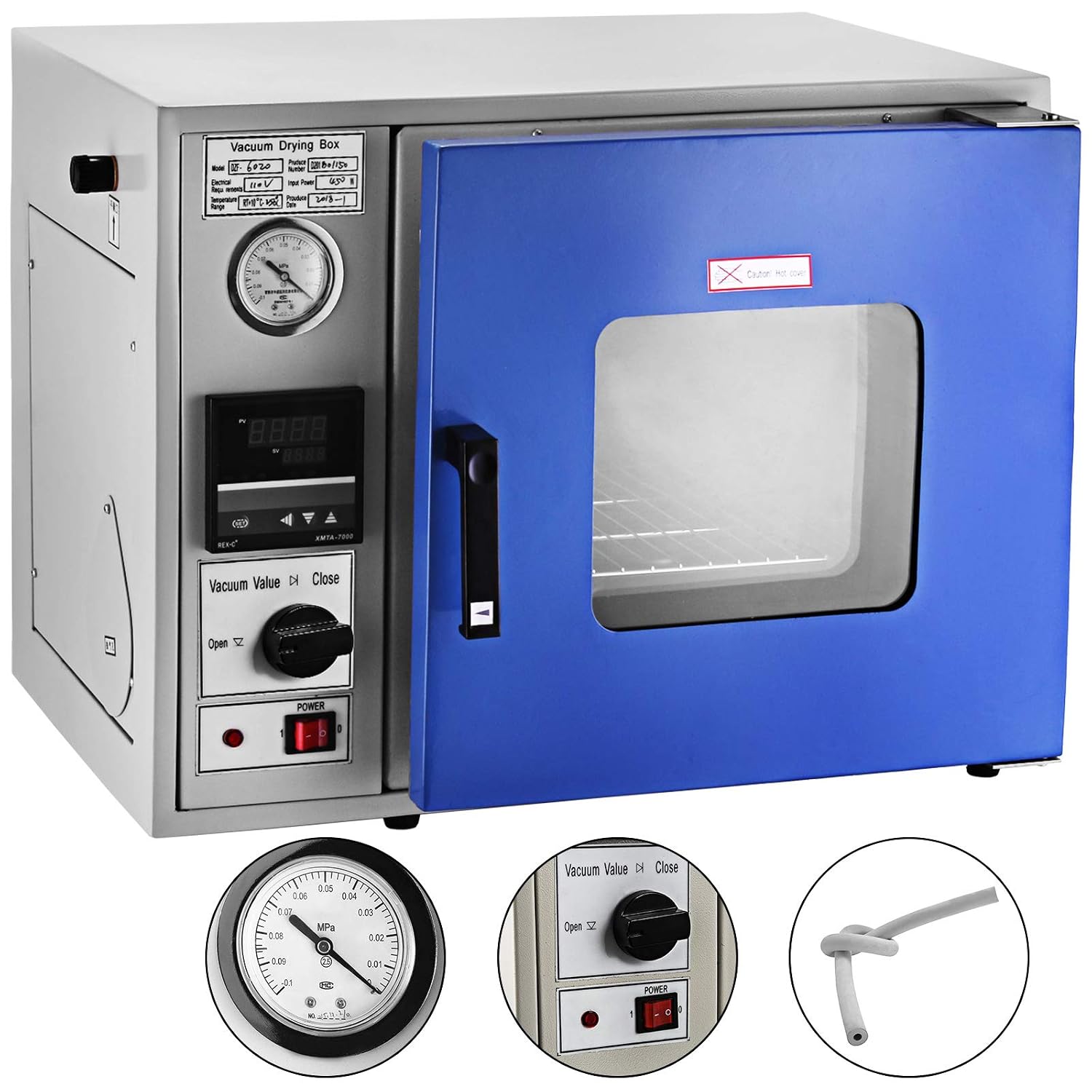 Amazon.com: Mophorn horno de secado al vacío 0.9 Cu Ft 23L 12 x 12 x 11  pulgadas Digital desengrasante horno de secado al vacío de acero inoxidable  cámara de secado de horno