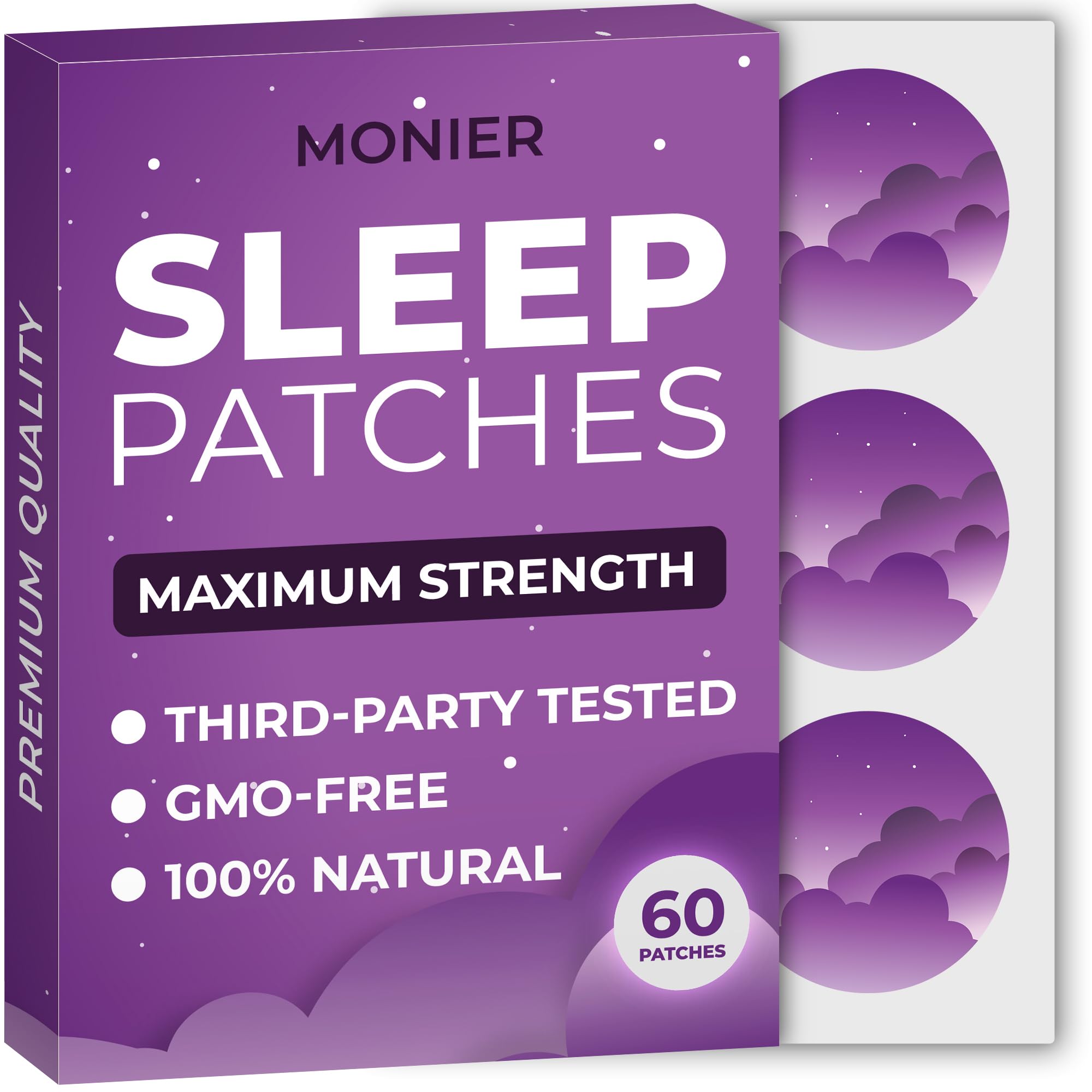 MONIER Sleep Patches for Adults Extra Strength | Easy-to-Apply Sleep Patch
