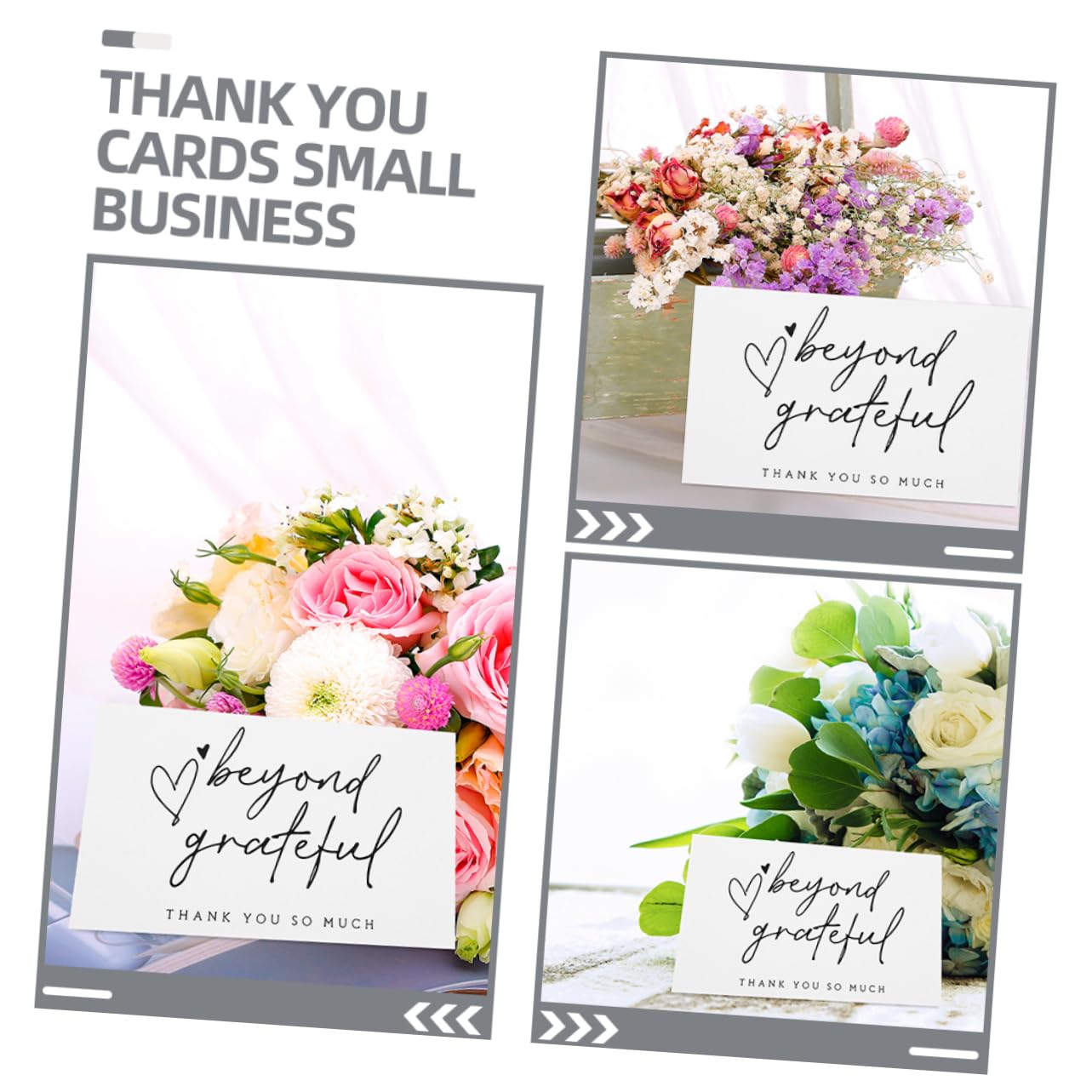 OSALADI 5 Set Biglietto Di Ringraziamento Mangia Salutare Papà Biglietti Di Auguri Elegante Divertente Floreale Tutto Pop Biglietti Di Ringraziamento Stampabili Carta 150 Pezzi * 5