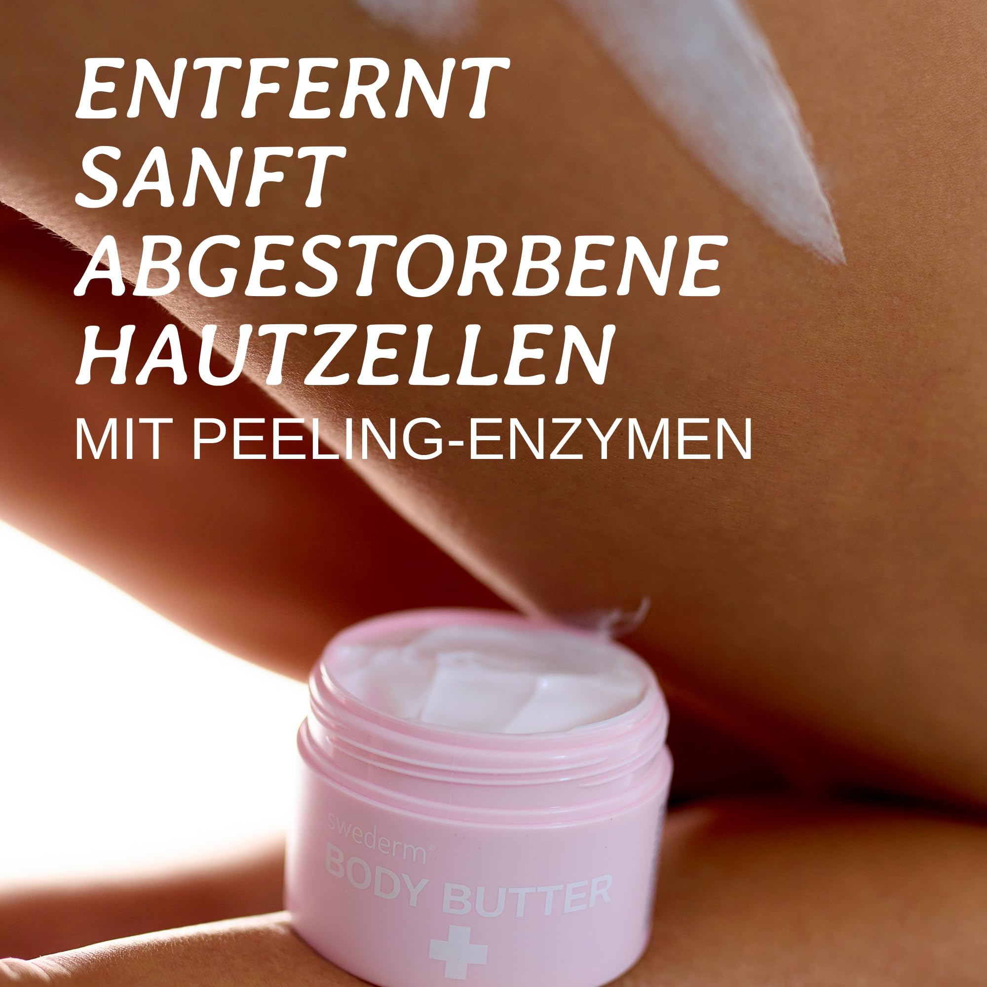 swederm BODY MAŁO 150 ml – masło do ciała z masłem shea i witaminą E – krem do ciała – pielęgnacja ciała dla suchej skóry – Made in Sweden