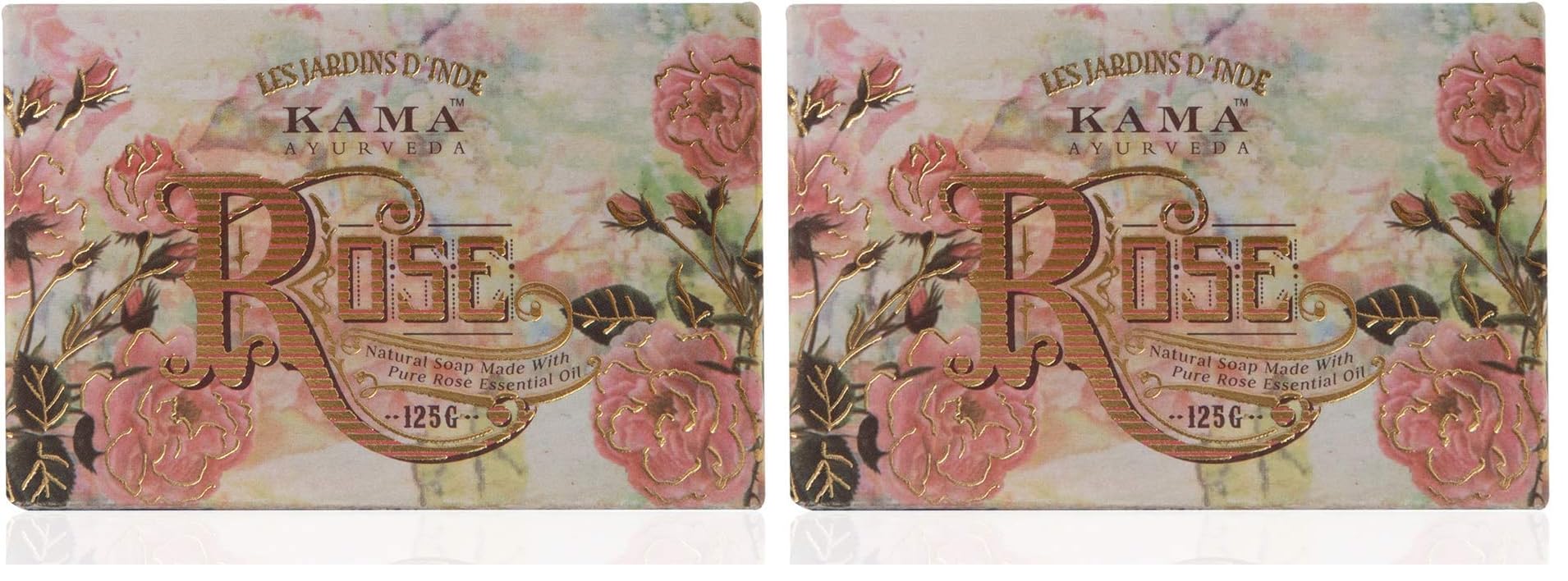 Kama Ayurveda Natural Rose Soap, 125g (Pack of 2)-image-37