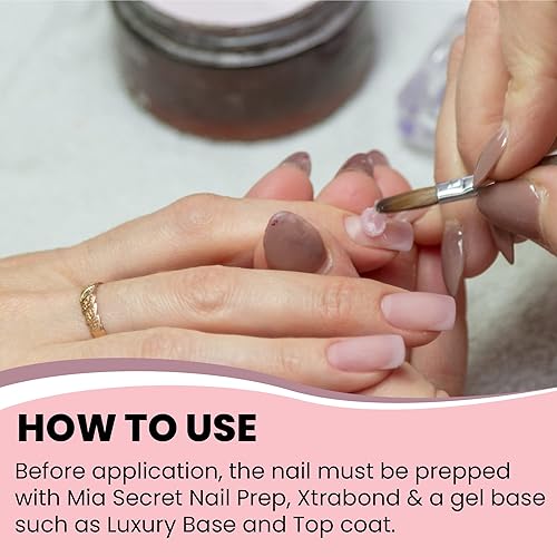 Miniatura 7 de Mia Secret Nudes Formagel Gel Builder de uñas de 1 onza  Gel LED UV  Rubor de cubierta  Bronceado  Rosa caramelo Candy Pink