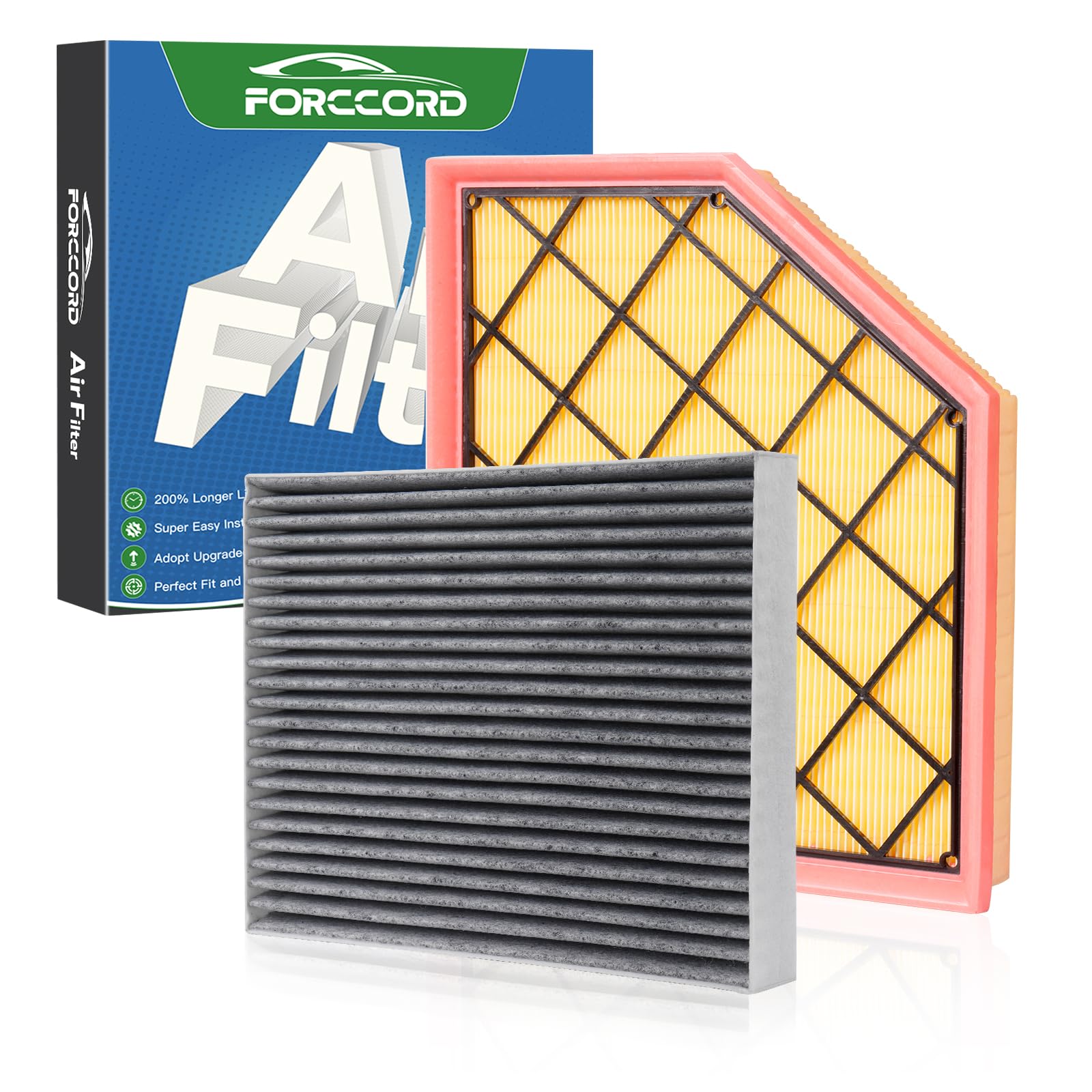 Cabin &amp; Engine Air Filter Kit for Cadillac CT5 2020-2026 (2.0L)