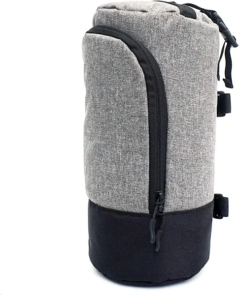 Vincita Nova Saddle Bag Bicycle Strap-on Seat Pack Bag For Folding Bike - Spacious Saddle Bag, Designed To Fit Under The Seat Of Your Folding Bike,complete With Wide Zipper Opening Panel (Grey)