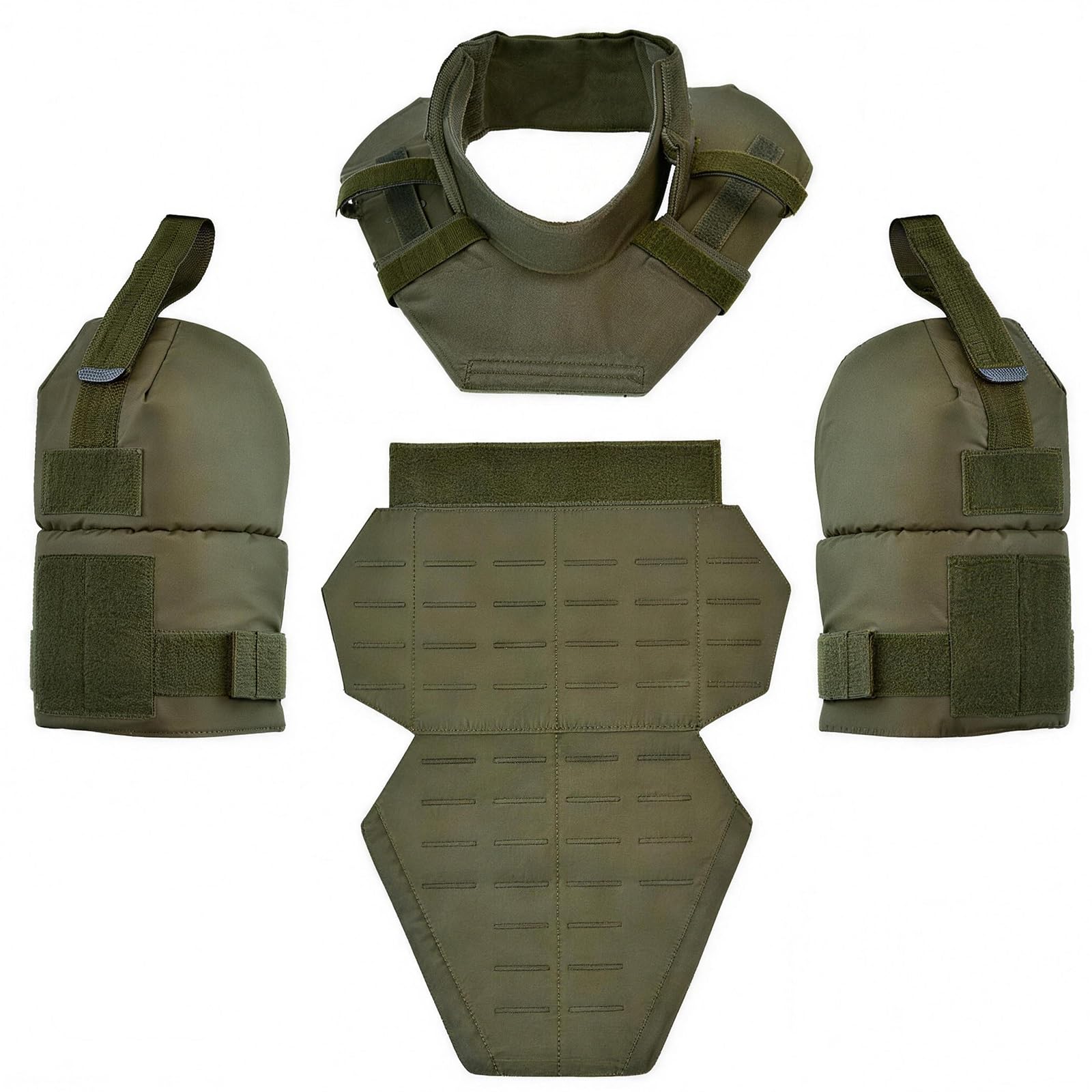Kit de Protección 3 en 1 para Cuello, Hombros e Ingle, con Almohadillas y Protector Táctico para Hombros, Compatible con Diversos Chalecos. — view 11