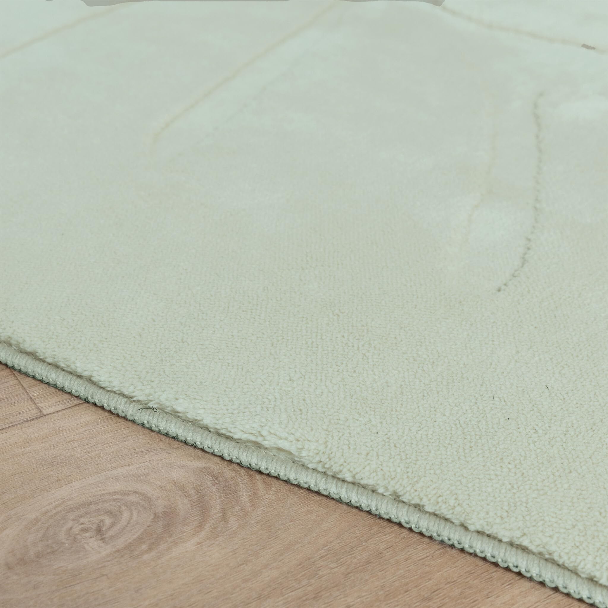 Little Olly Kinderteppich Waschbar - Coco Blatt Grün - 80x120 cm | Einfarbig - Krabbeldecke - Spielmatte - Kinderzimmer, Babyzimmer, Jugendzimmer - Jungen - Mädchen