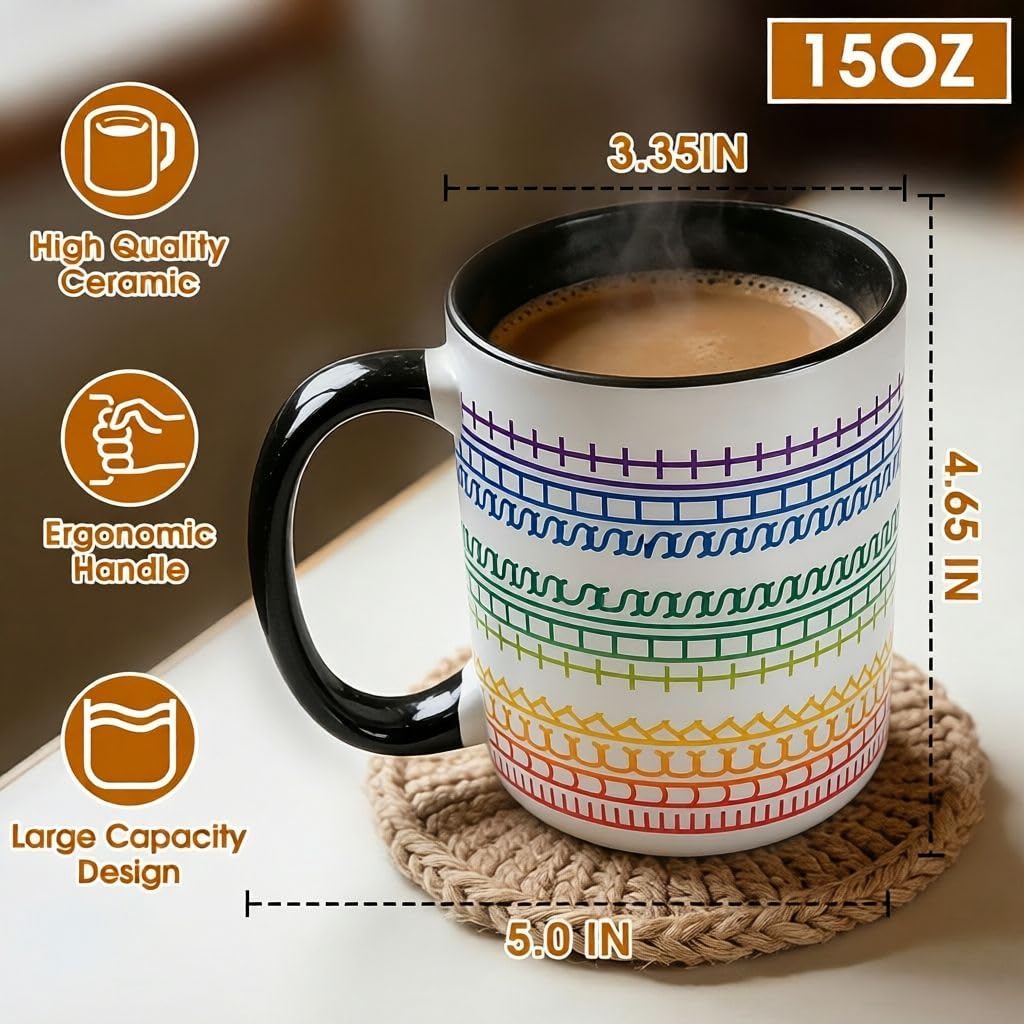 White Elephant Gifts for Adults Useful,Hidden Message Coffee Mug,Funny Birthday Gifts for Women Men Coffee Lover,Unique Office Prank Gag Gifts for Coworkers,15OZ Ceramic Funny Coffee Cup - Image 3