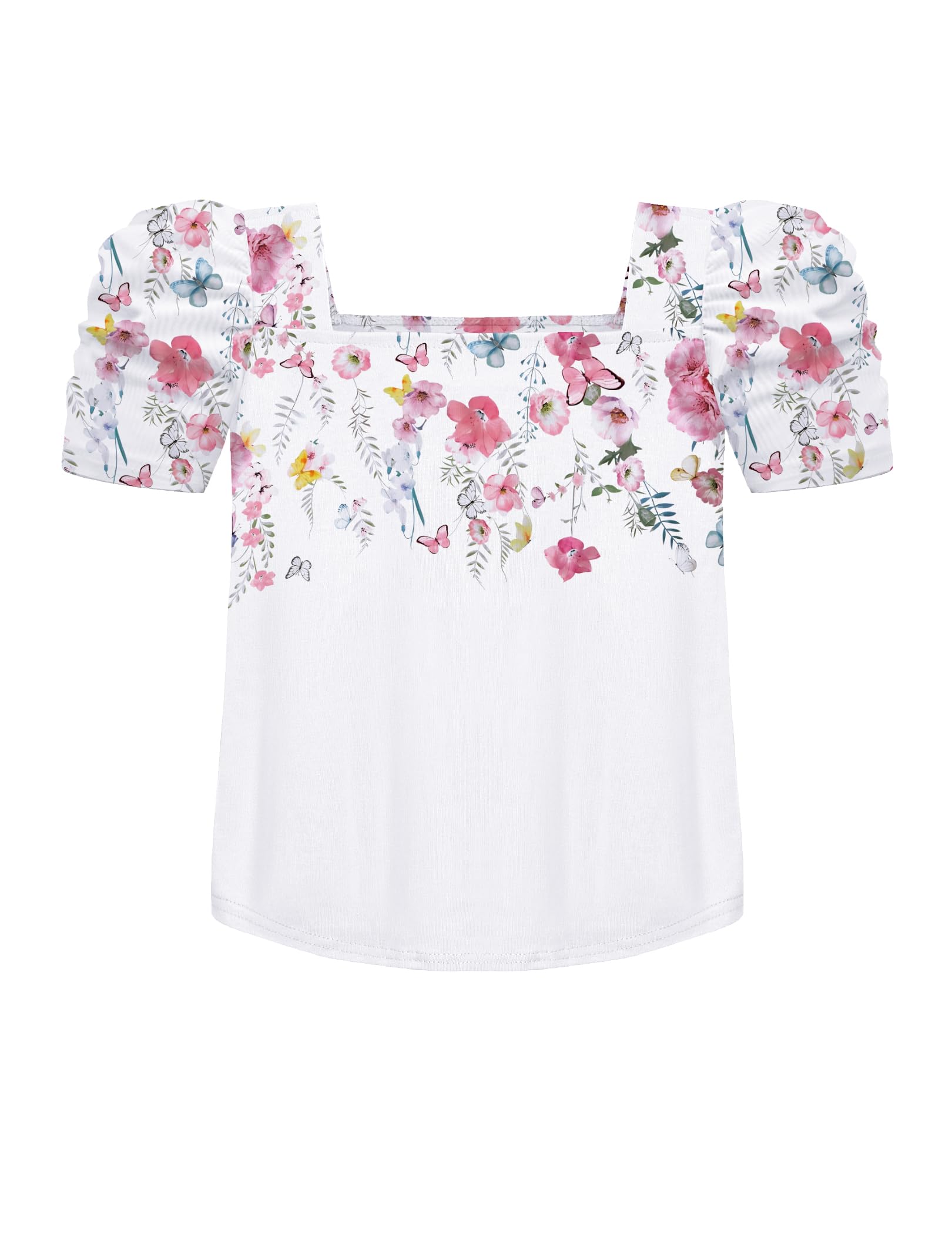 Arshiner Ragazza Set di Abbigliamento Bambina Tshirt con Stampa Pantaloni Set Estate Completi e Coordinati per Ragazze 5-14 anni