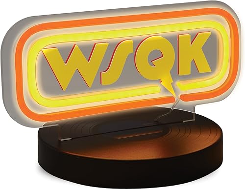 Stranger Things WSQK Radio Station - Luz de neón para escritorio disponible en Yaxa Costa Rica