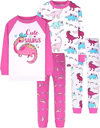 DAUGHTER QUEEN 18 Months-12 Years Halloween Pajamas for Boys & Girls 100% Cotton Sleepwear
