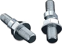 Vista 1 de Kuryakyn 1413 Accesorio para manillar de motocicleta: Adaptadores de espejo para motocicletas Ducati, Yamaha cromado, 1 par