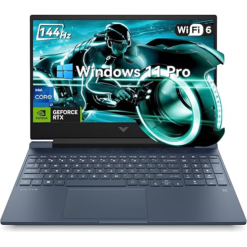 HP Victus 15 Gaming Laptop, 64GB RAM 2TB NVMe SSD Laptop Computer, Intel Core i7-13620H(10C/16T), NVIDIA GeForce RTX 4060,15.6“FHD Display with Webcam, Backlit KB, Wi-Fi 6,Windows 11 Pro