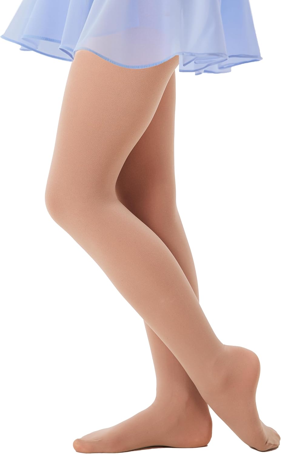 CozyWow Ultra Soft Ballet Tights for Girls Dance Tights for Kids, Children Pantyhose Footed 4T to 12T