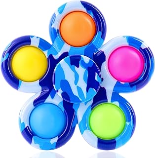Nutty Toys Fidget Spinner - Sensory Toy for Kids & Adults - Top Stress & Anxiety Relief Gifts 2026 for Home & Office - Unique Valentines Day Gift Idea for Toddlers, Tweens, Teen Girls & Teenage Boys