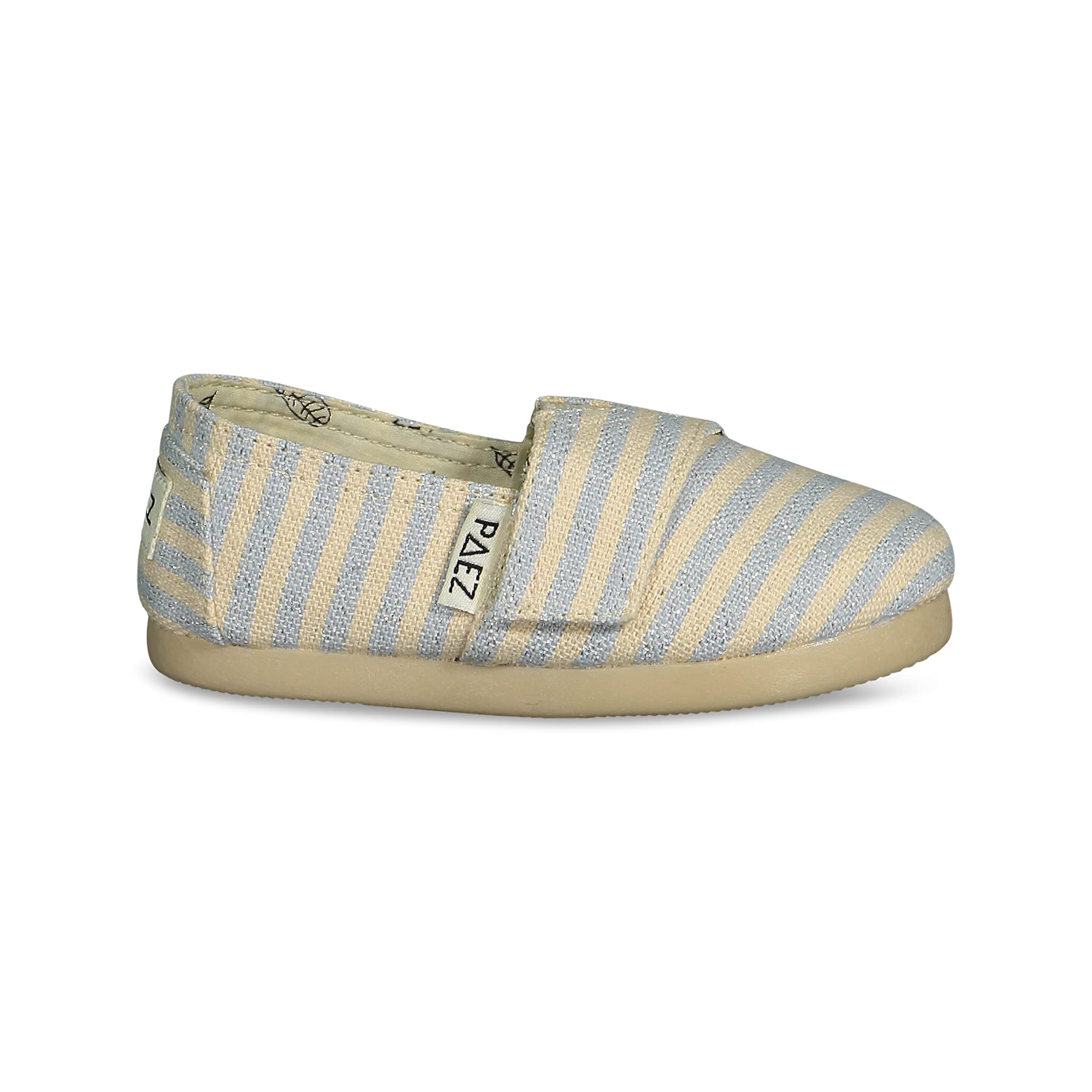 Paez Garçon Unisex Kinder Surfy Lurex Espadrilles, Bleu, 24 EU
