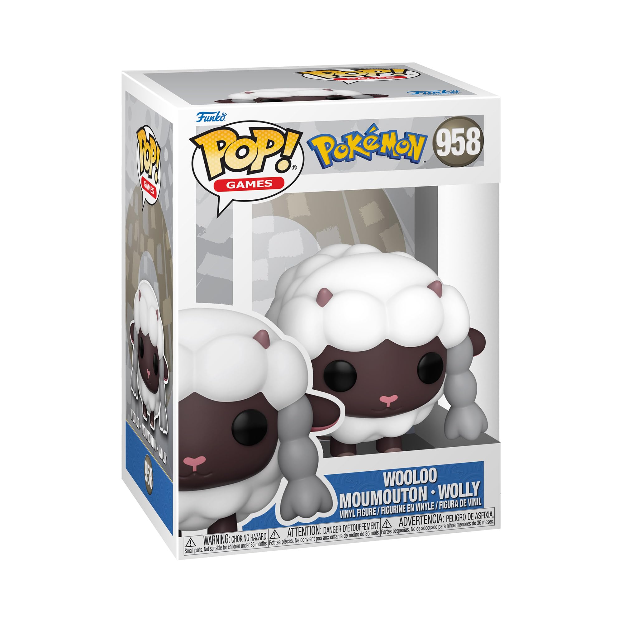 Amazon.com: Funko Pop! Games: Pokemon - Wooloo - Collectible
