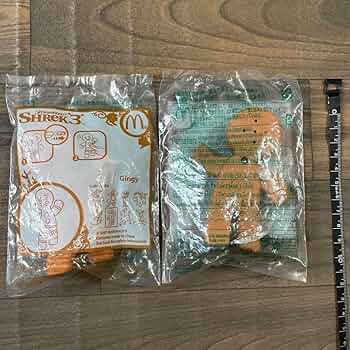 マクドナルド ハッピーセット シュレック3 コンプリート 2007年製　8種類 マクドナルド ハッピーセット シュレック3 コンプリート 2007年