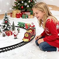 Vista 8 de Juego de trenes de Navidad Mini Trenes de Santa