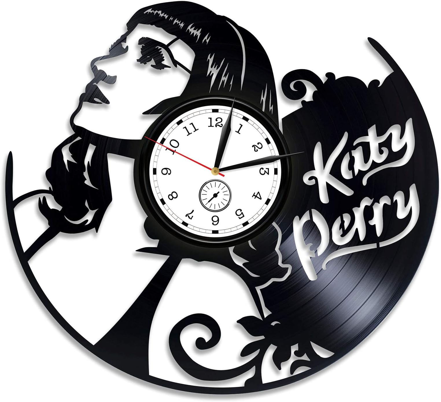 Kovides Vinyl Clock 12 Inch Perry Music Design