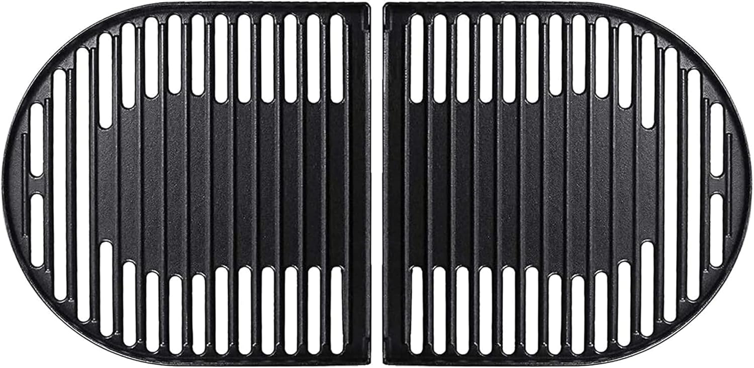 BBQ PLUS Cast Iron Grill Grates for Coleman Roadtrip Swaptop Grills 285 Series LX