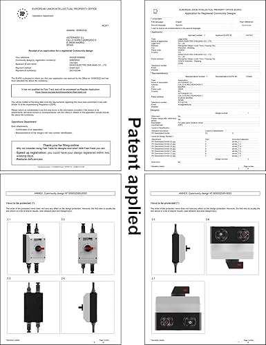 Miniatura 6 de DIHOOL Interruptor de desconexión solar de 32 amperios DC1200V aislador con carcasa impermeable IP66 para paneles solares, baterías, vehículos