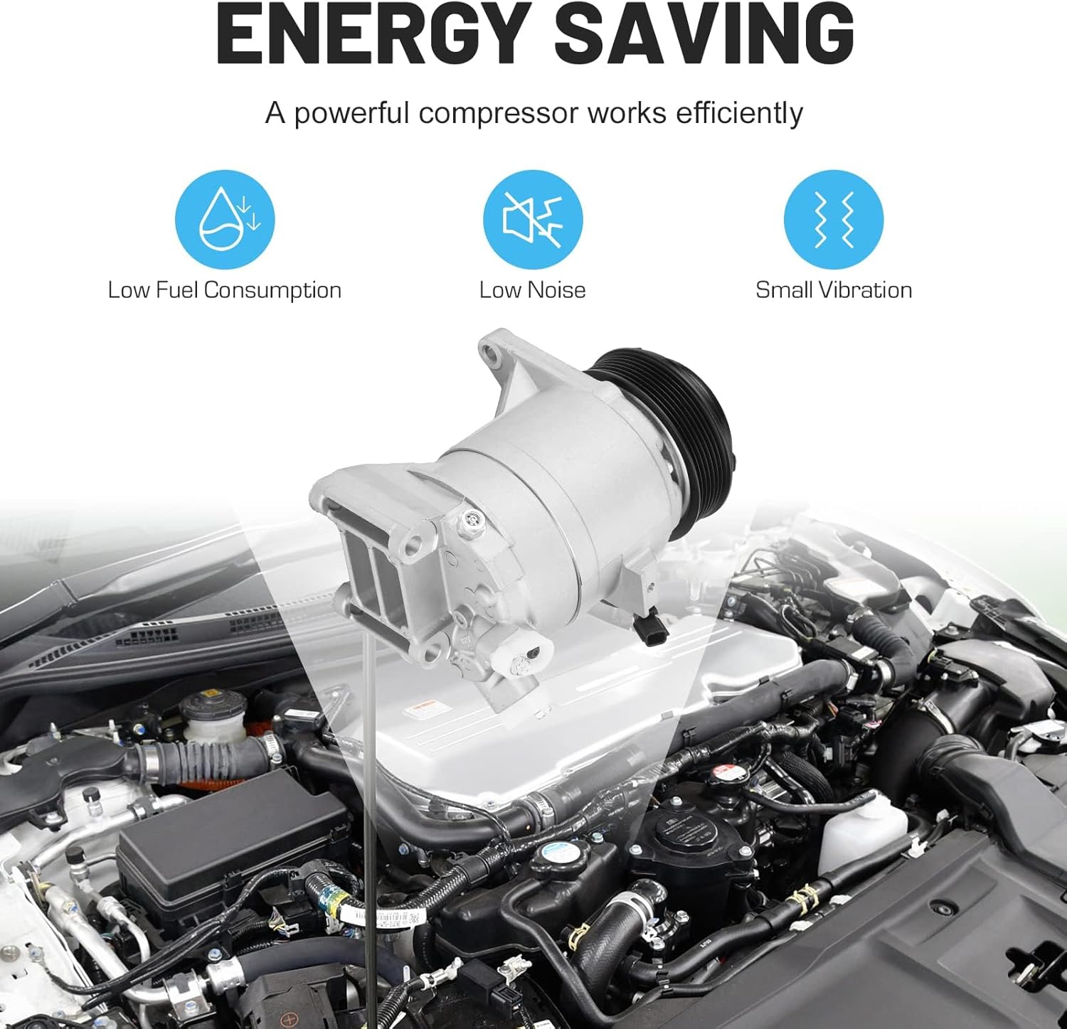 New AC Air Condition Compressor w/Clutch for Nissan Quest 3.5L 2004-2009, for Nissan Murano 3.5L 2003-2007 10360081 C1861R