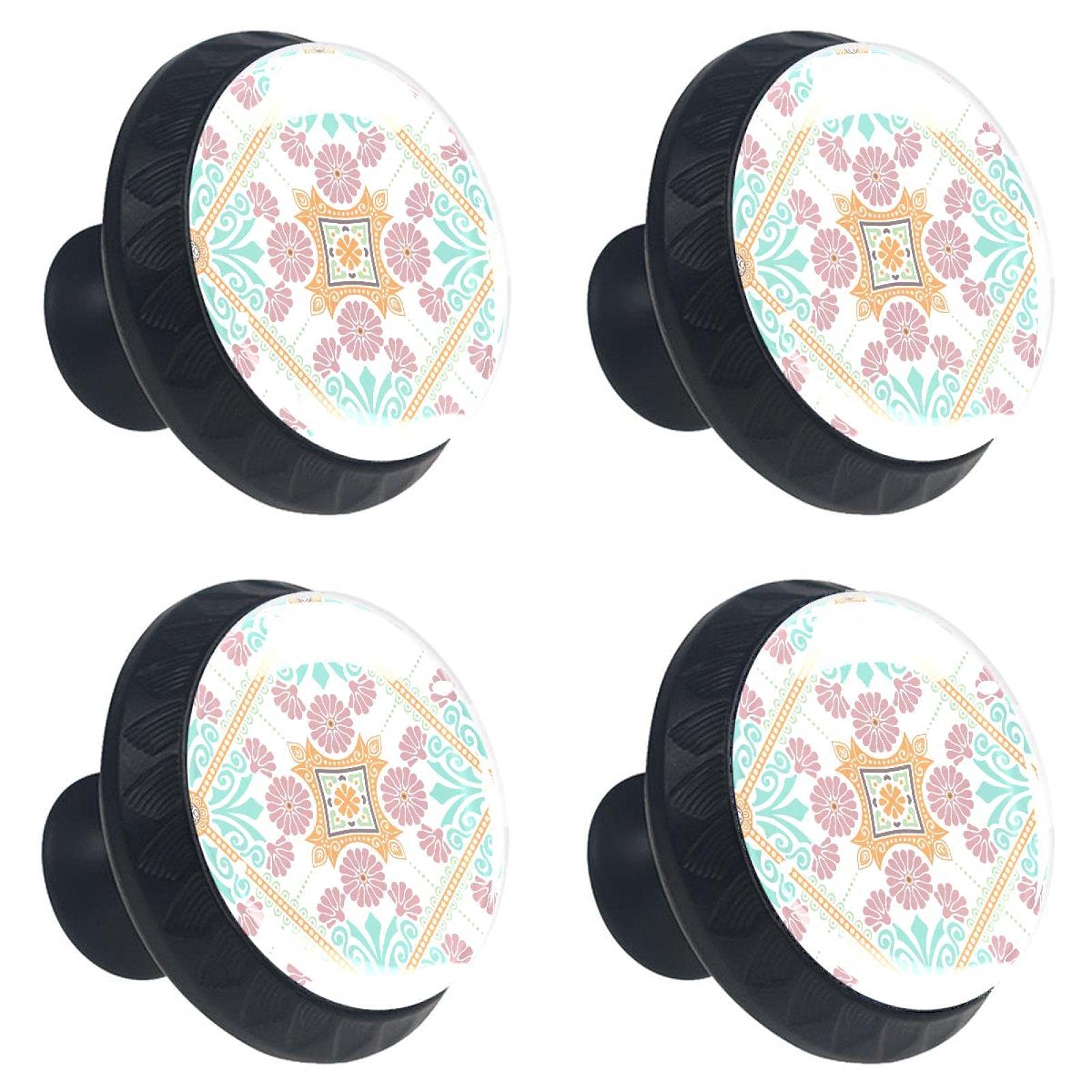 Poignées de tiroir motif floral marocain pour remplacer vos vieux boutons