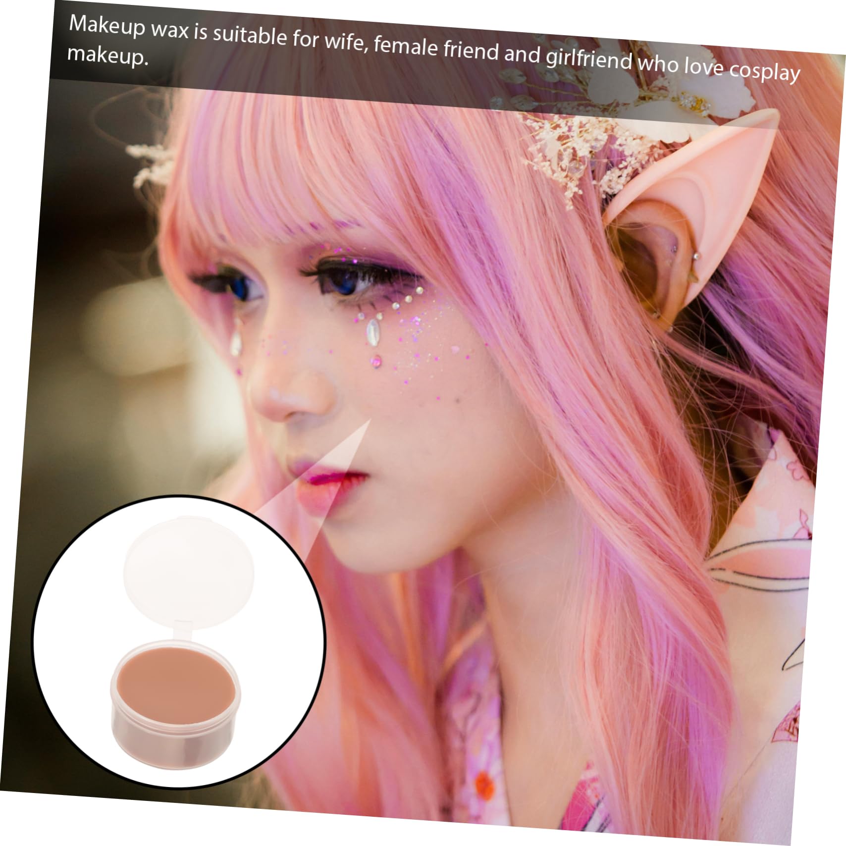 TOVINANNA Halloween Scar Wax Modeling Wax for Special Effects Makeup Nose Scar Face Professional Stage Performance