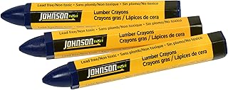 Johnson Level & Tool 40-0654 Blue Lumber Crayons - 3/Pack