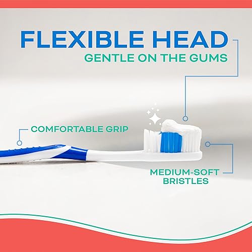 Miniatura 2 de Avistar 24 cepillos de dientes desechables a granel y 450 púas desechables de hilo dental, envueltos individualmente en 4 colores, convenientes y