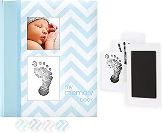 Pearhead Baby Memory Book, First 5 Years Baby Milestone Book, Pregnancy ...