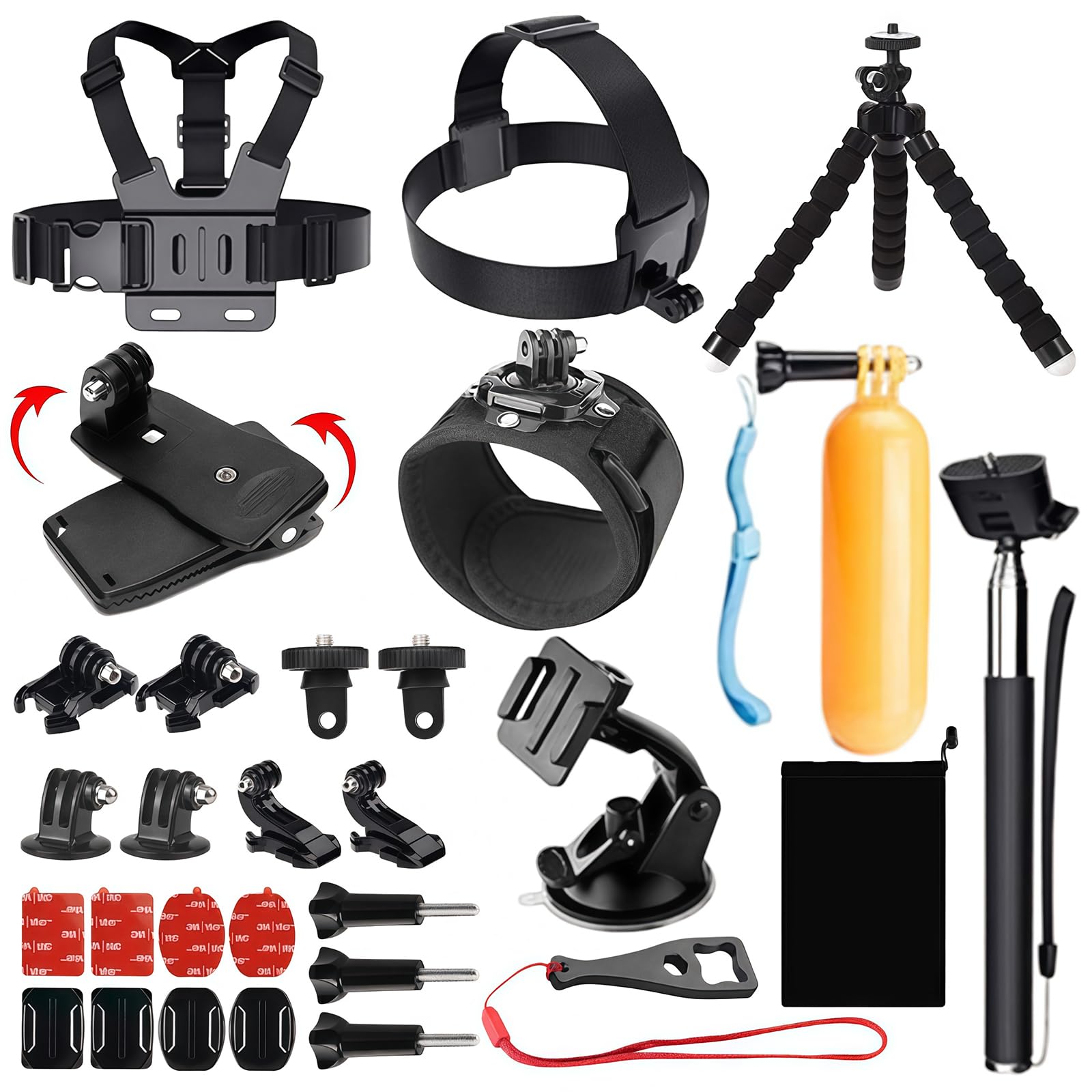 Kit de accesorios para cámara de acción AKASO EK5000 EK7000 4K WiFi