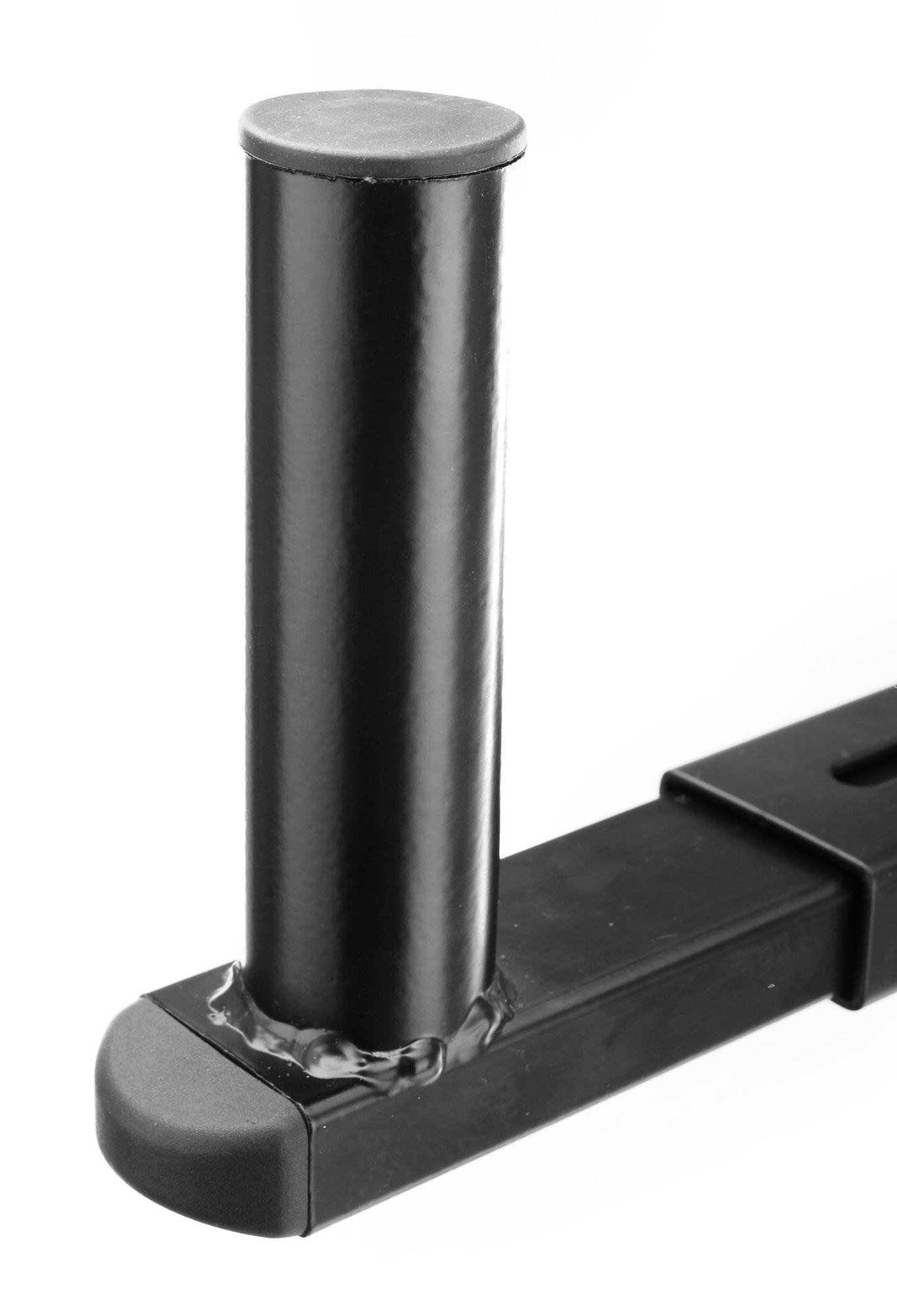 Pronomic BAT-02 Adaptador para trípode de Altavoces, Horquilla Doble T-Bar Extensible 2 vías, Soporte Transversal para Altavoces, Color Negro.