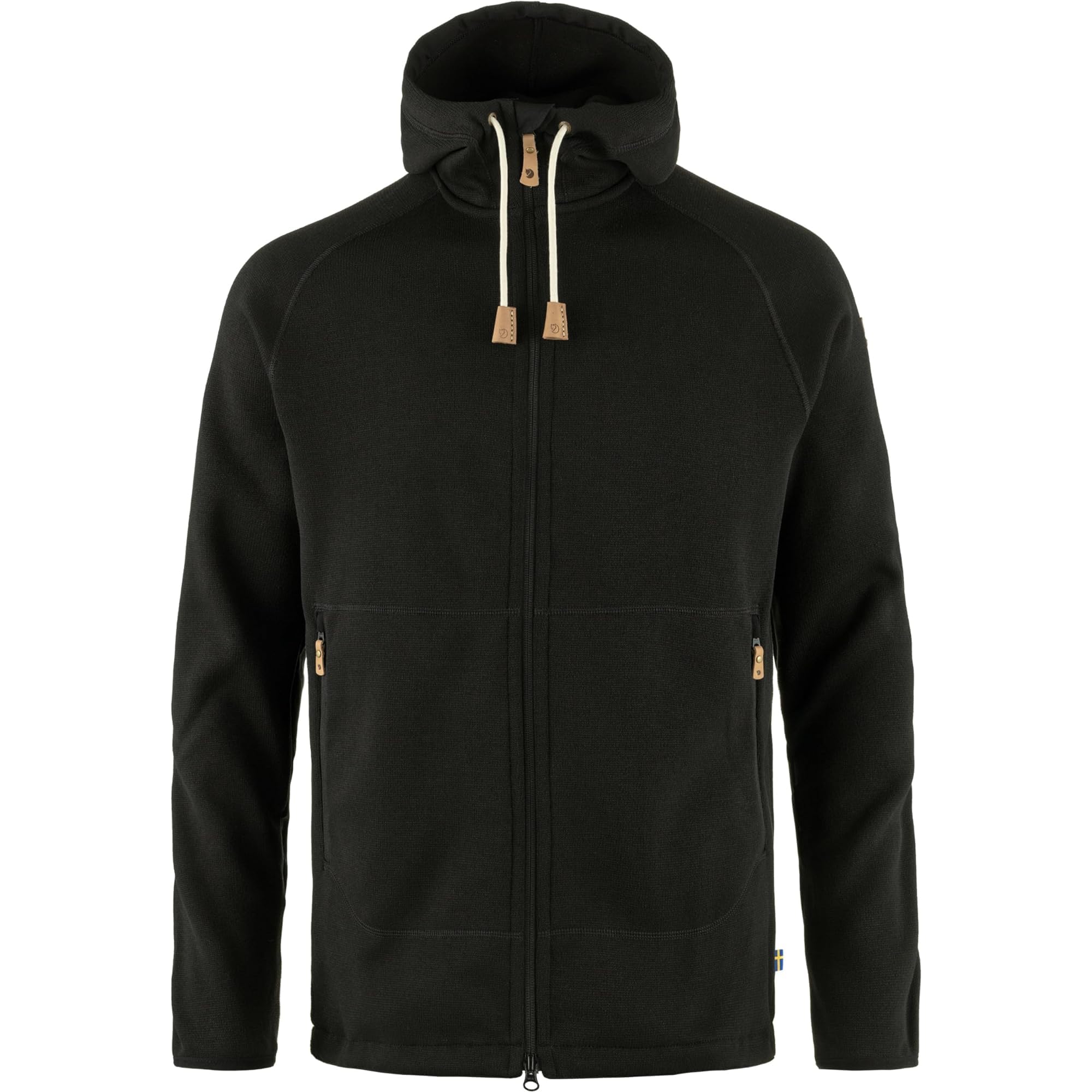 Fjällräven Herren Övik Fleece Hoodie, Black, L
