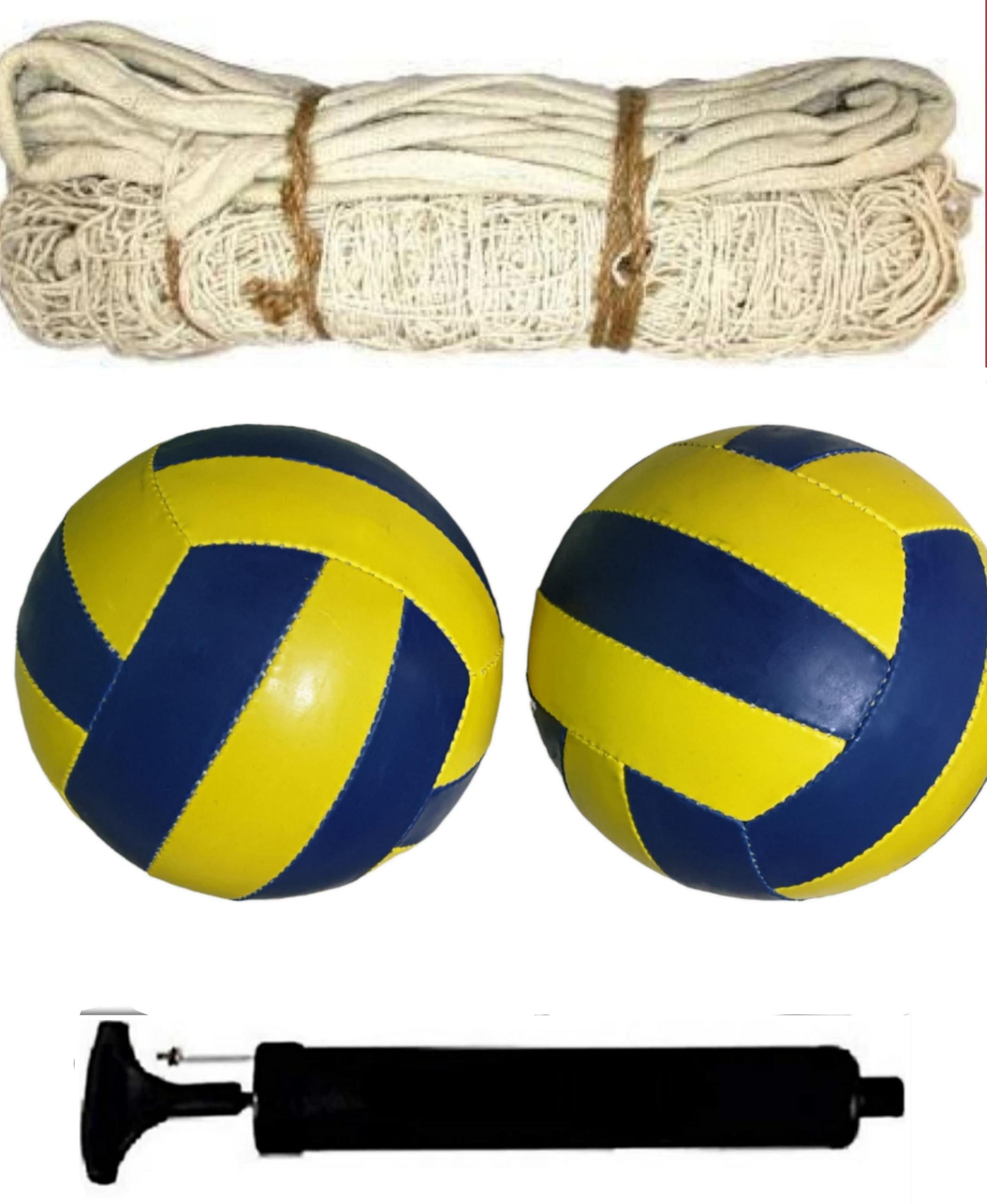 RADION Classic Combo Volleyball y/b kit with Cotton net & pump16 (B0CN5H8DG7) Amazon Price History, Amazon Price Tracker