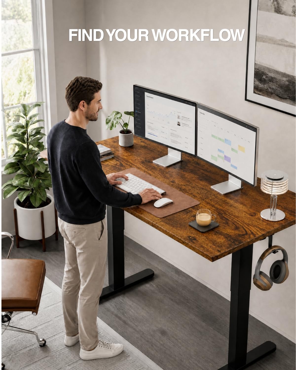 Acrolix Electric Standing Desk (48"x24") Gallery Image