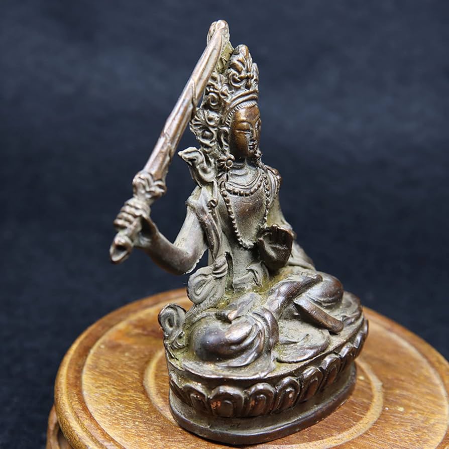 チベット仏教 仏像黄財神座像 銅製品 彩繪 仏師で仕上げ品 彫刻