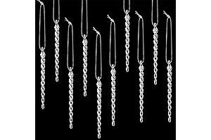 Plastic Icicle 5.12 Inch Twisted Plastic Icicle Christmas Ornaments