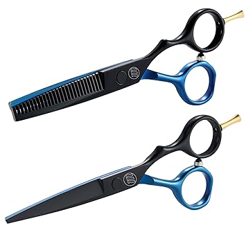 Professional Hair Cutting Scissors Thinning Shear Set- Moontay 5.5
