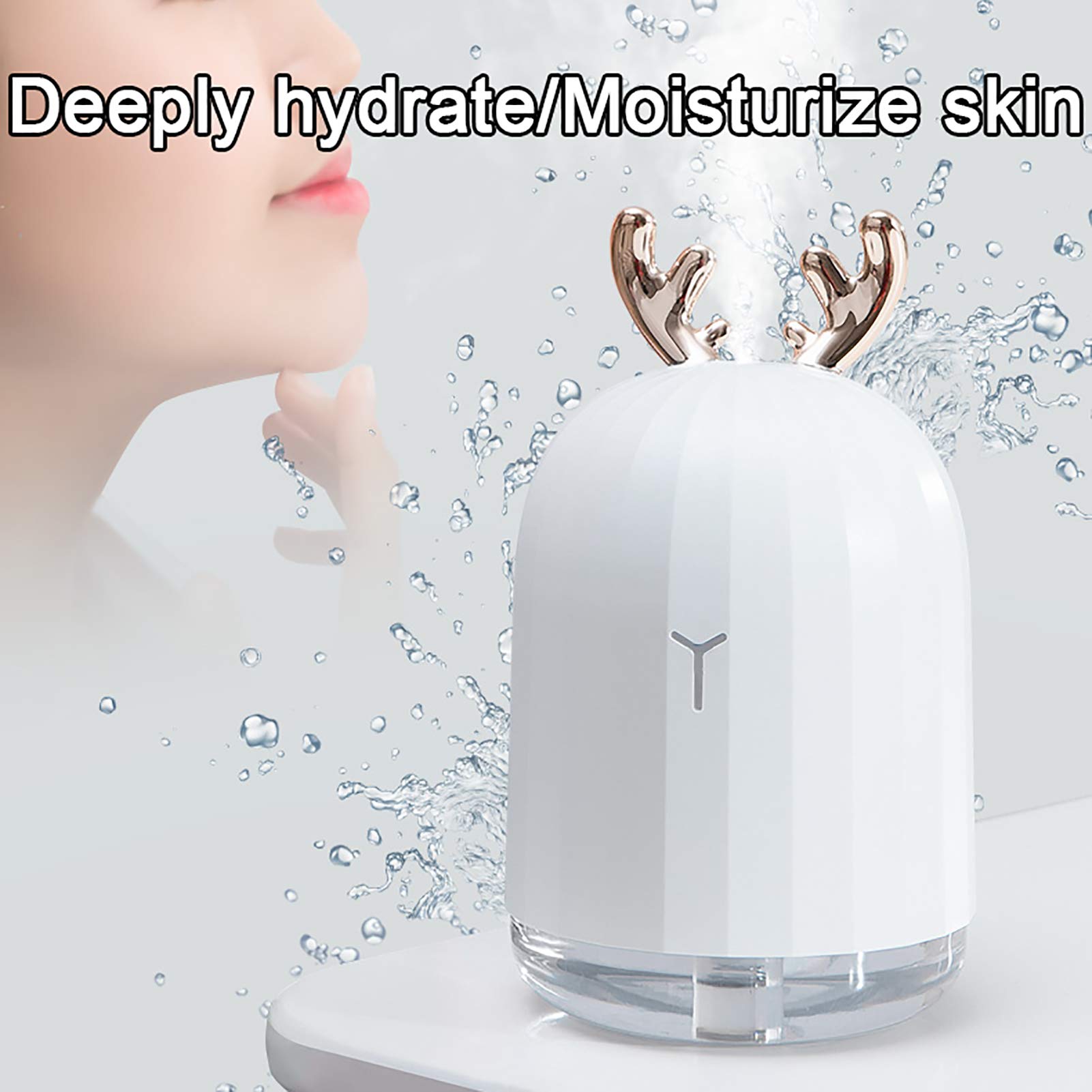Feelme Diffusore Elettronico di Aromi Umidificatore per Oli Essenziali-Piccolo Diffusore Elettronico di Aromi Purificatore d'Aria per La Casa/Ufficio Decorazione Dell'aroma Dell'olio Essenziale
