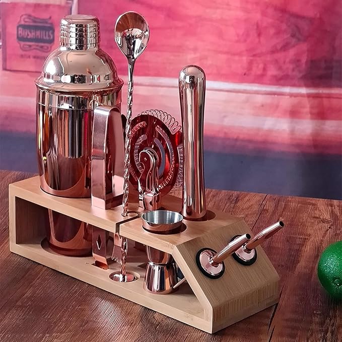 Set de Coctelería SOYON con Coctelera 750ml y Estante - 10 Piezas miniatura 2