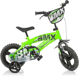 Dino Bikes Bicicletta da bambino BMX 12" adatta a bambini di altezza compresa tra gli 87 ed i 110 cm. Codice art.125XL-01