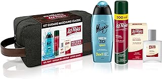 La Toja - Kit Cuidado Masculino Classic - After Shave Bálsamo Clásico 100 Ml + Espuma Classic 300 Ml + Gel Magno Men 3D Sp...