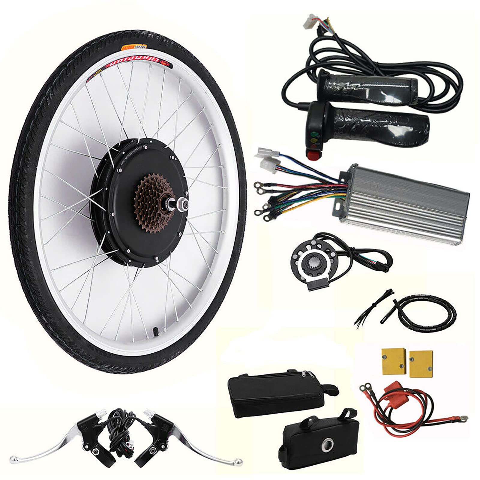 Electric Bicycle Conversion Kit 26 inch E-Bike Conversion kit 48V 1000W Hub Motor