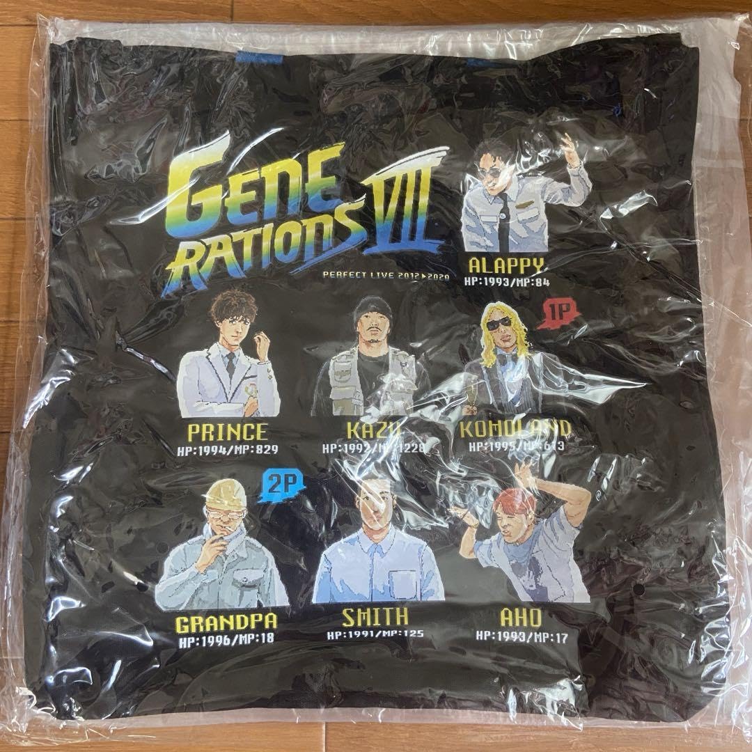 GENERATIONS - GENERATIONS PERFECT LIVE トートバッグ GENERATIONS - GENERATIONS PERFECT LIVE トートバッグ 未開封