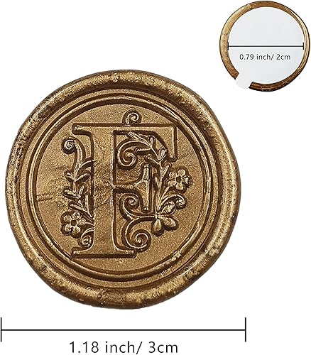 Miniatura 4 de 50 calcomanías para sello de cera del alfabeto, sellos de sobre, autoadhesivos, calcomanías para sellos de sobre para invitación de boda, Navidad,