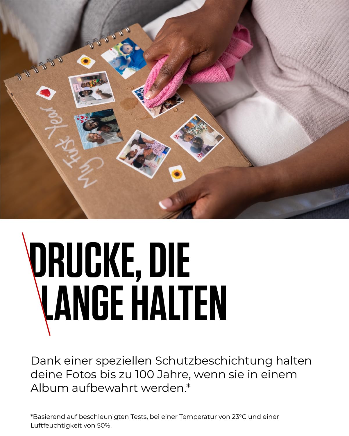 Canon SELPHY RP-108 Tinten- und Papier-Multipack – Original Canon Fotodrucker Tintenpatronen 2er-Pack & 108 Blatt Fotopapier (100 x 148mm)
